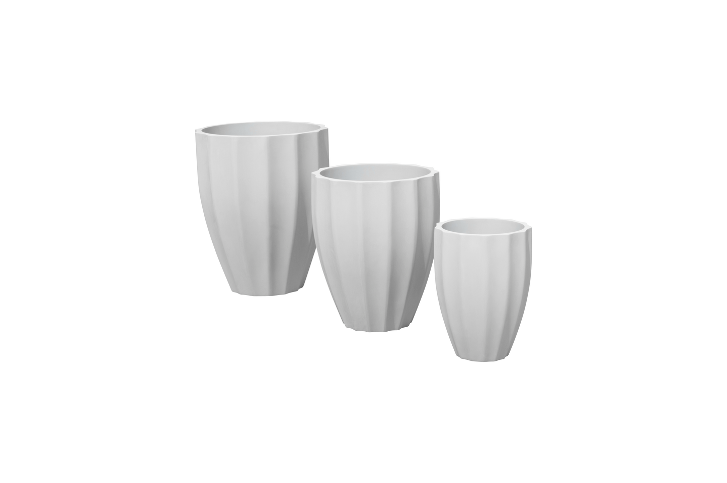 Alicante Fluted Round Planter