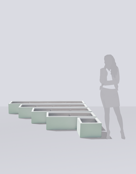 Cuba Low Corner Planter