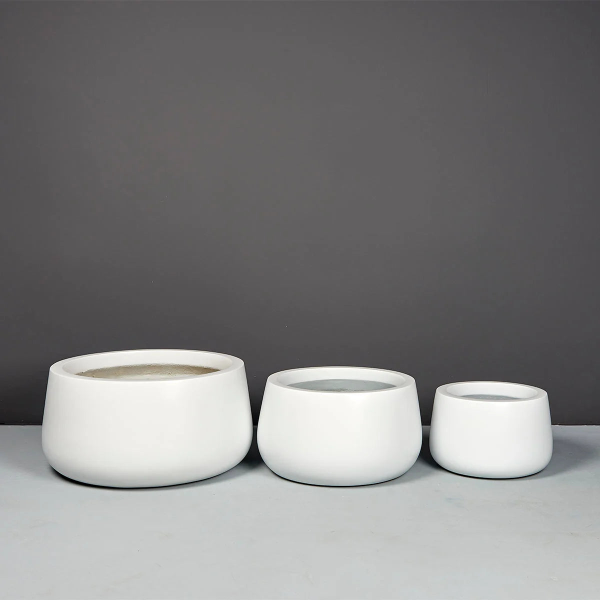 Short Hayden Tapered Round Planter