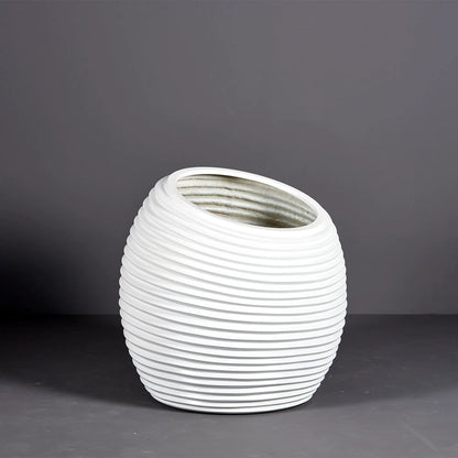Spiral Modern Globe Planter