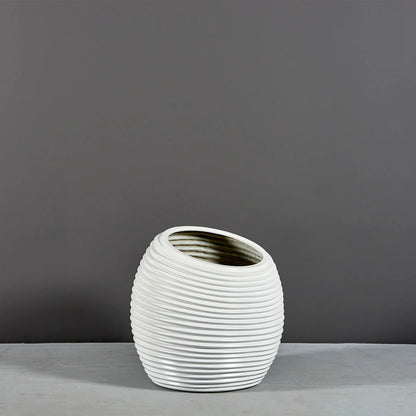 Spiral Modern Globe Planter