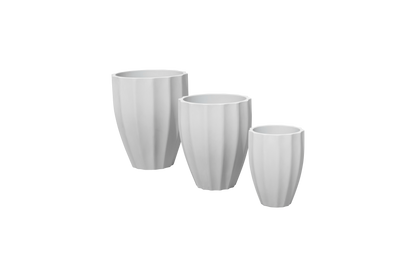 Alicante Fluted Round Planter