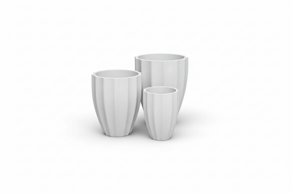 Alicante Fluted Round Planter